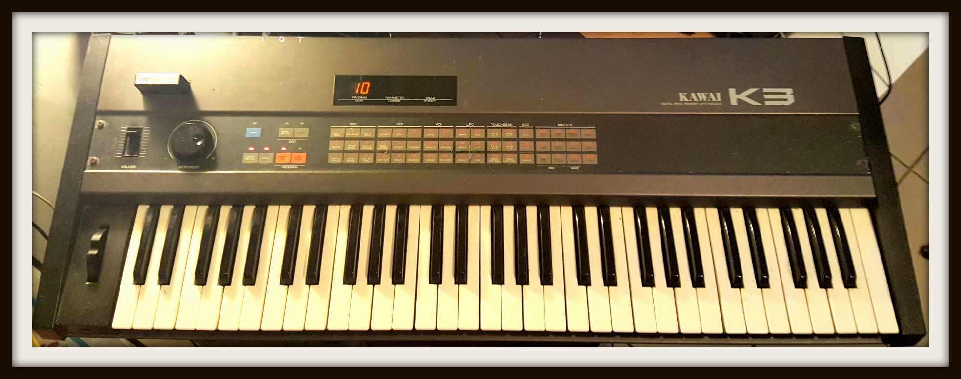 Ned's Kawai K3. Purchased new in 1987.