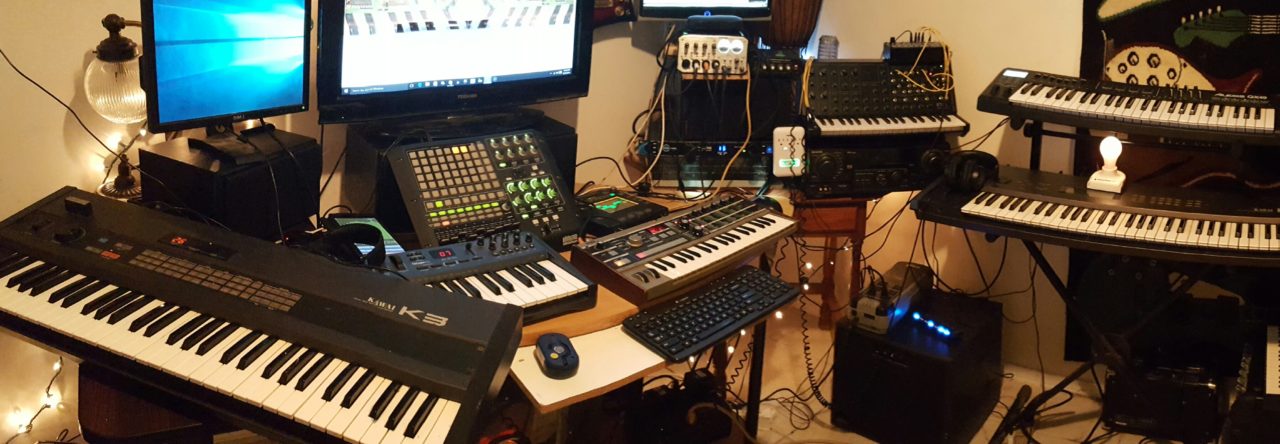 Photo of a recording studio